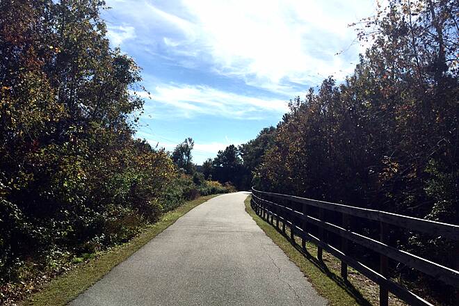 cross volusia trail daytime best paved bike trails cycling