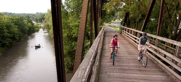 Root River Trail biking cycling
