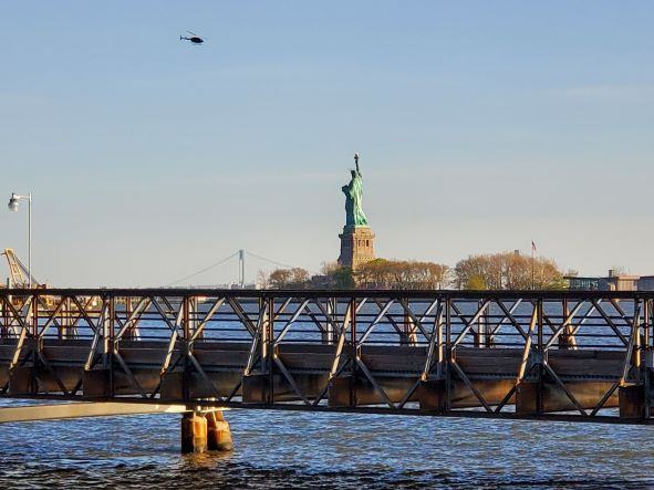 Liberty State Park and New York Bay