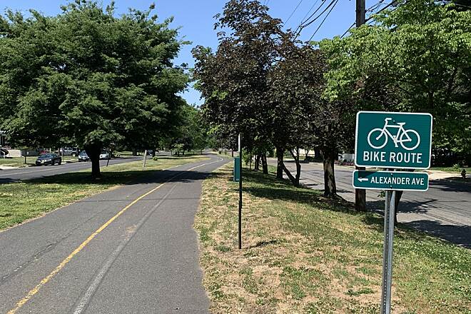 Merchantville Bike Path cycling bike trail cycling nj