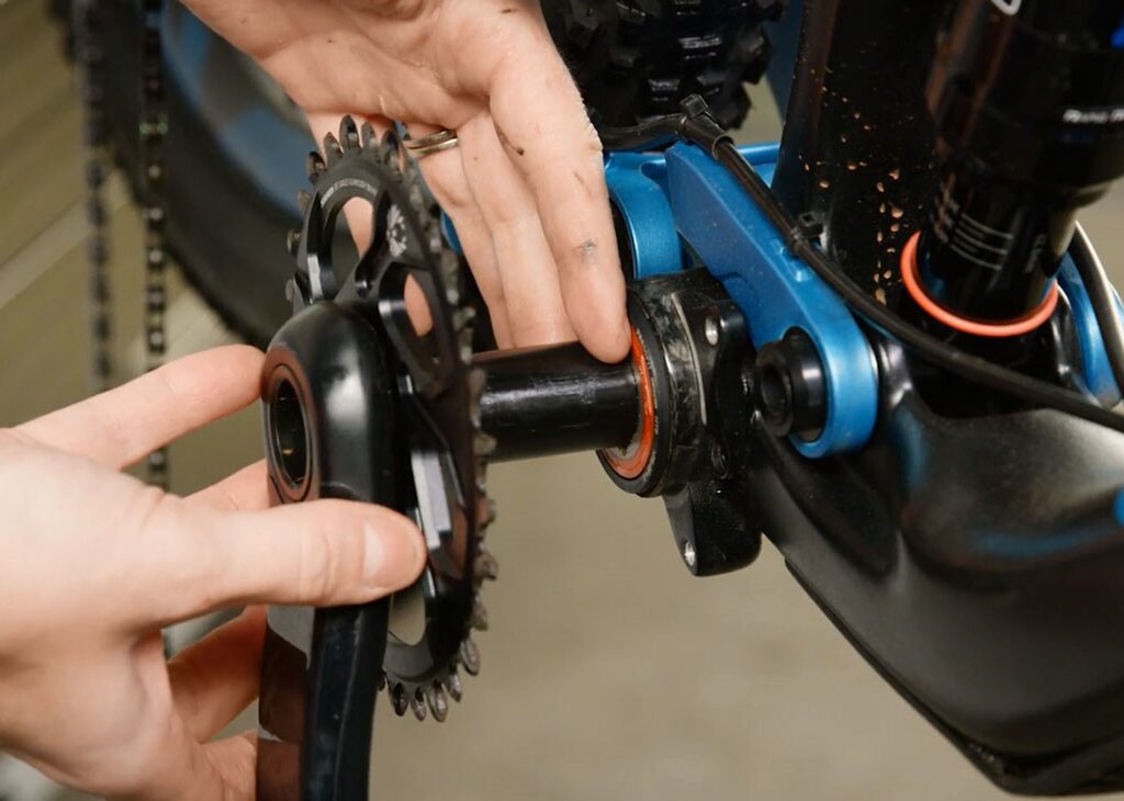 dirt grit pedal bearing how to fix bike chain clicking