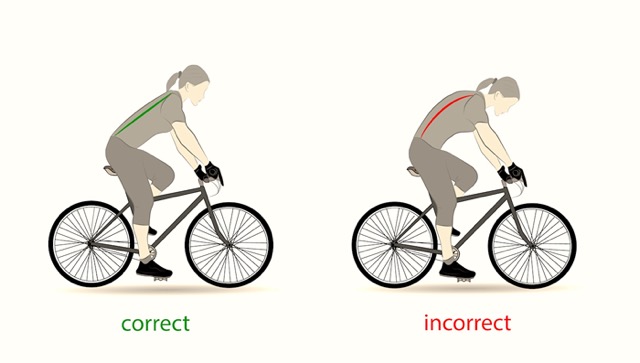 bike posture rounded back pain tips 2023