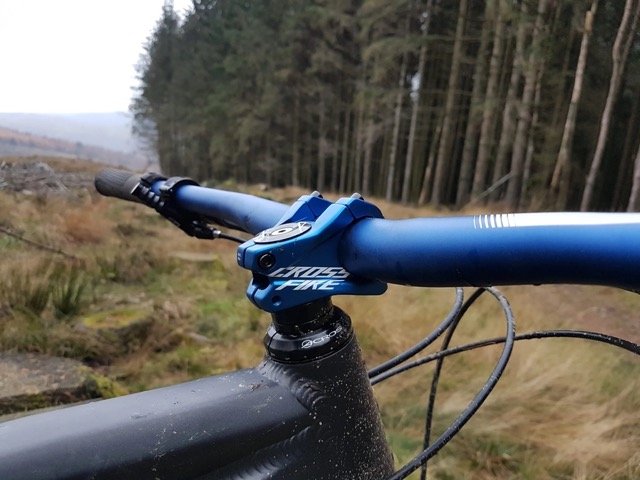blue bike stem woods fit mistakes back pain